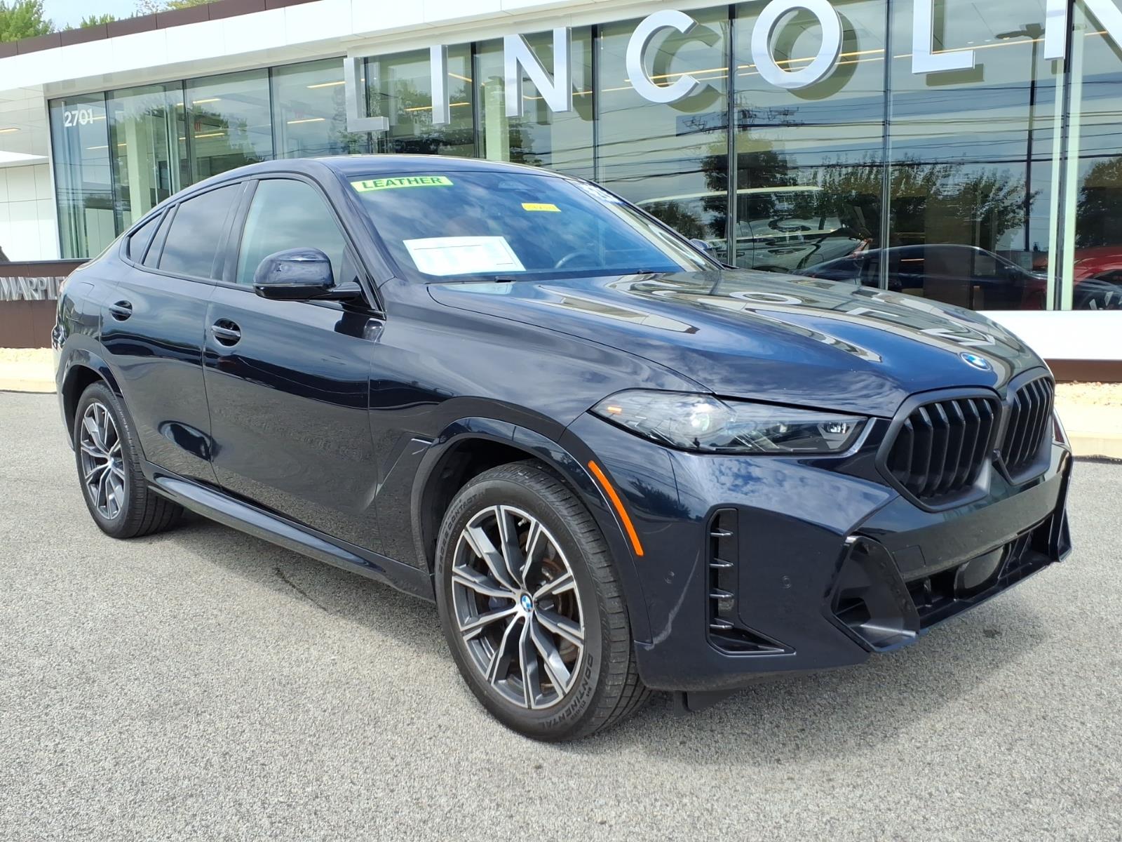 Carbon Black Metallic 2024 BMW X6 SUV / Crossover All-Wheel Drive 8-Speed Automatic