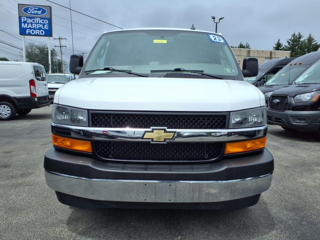 Certified 2023 Chevrolet Express Cargo Work Van with VIN 1GCWGAFP7P1143189 for sale in Broomall, PA