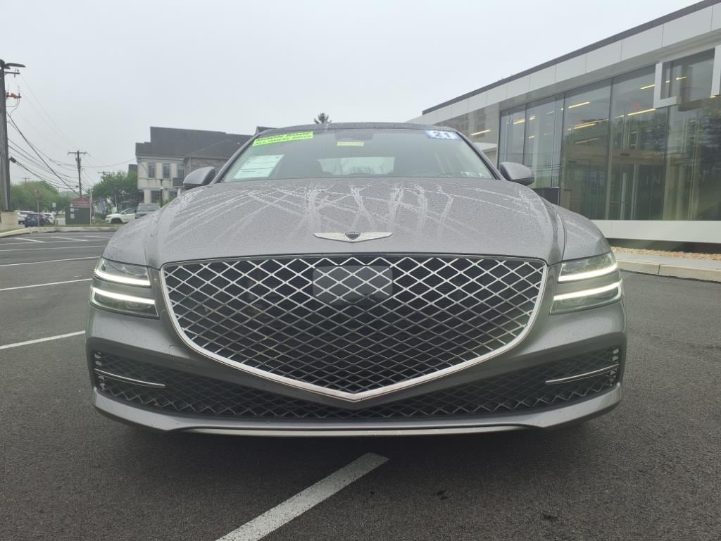 Certified 2021 GENESIS G80 Base with VIN KMTGC4SD3MU048024 for sale in Broomall, PA