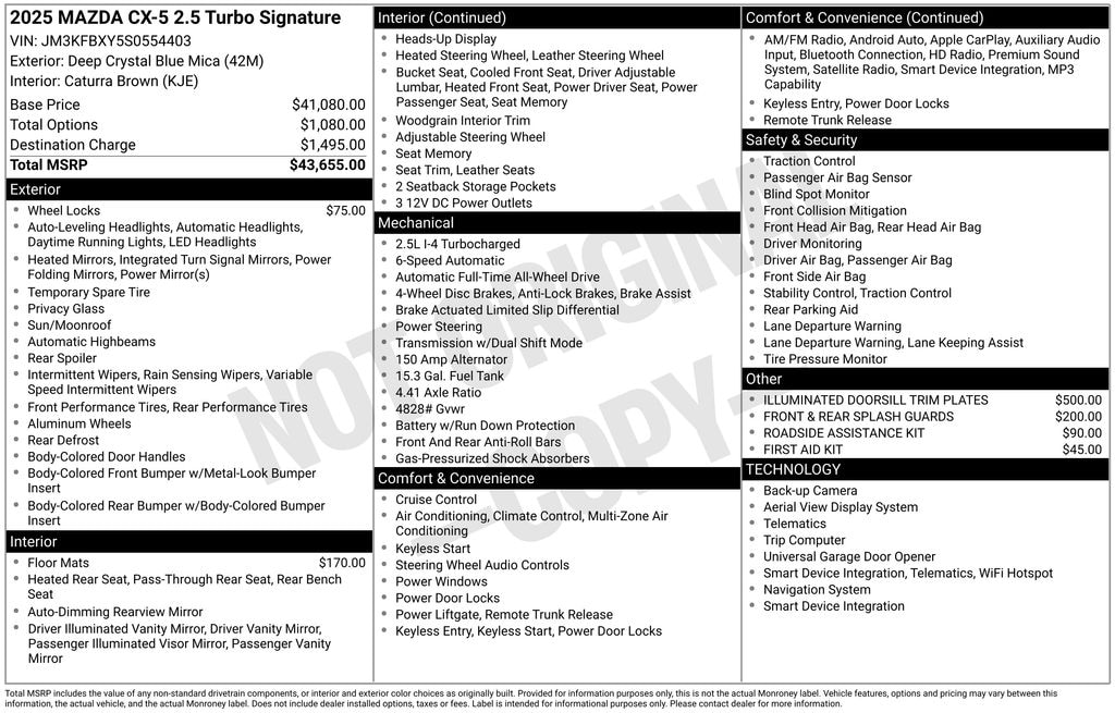 Used 2025 Mazda CX-5 2.5 Turbo Signature SUV