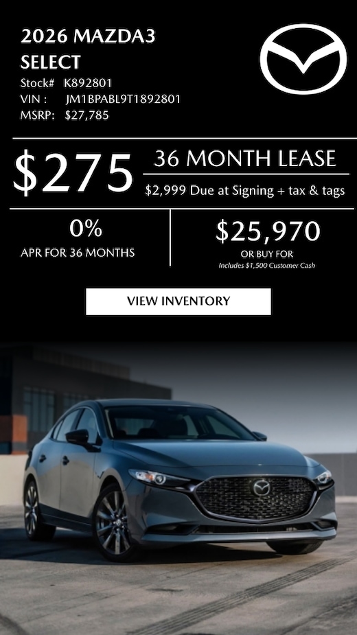 New Mazda Specials & Lease Offers in Philadelphia, PA