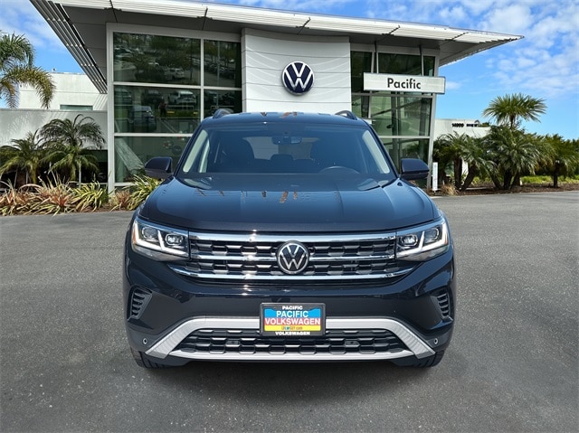 Used 2021 Volkswagen Atlas SE w/Tech with VIN 1V2HR2CA5MC607345 for sale in Hawthorne, CA