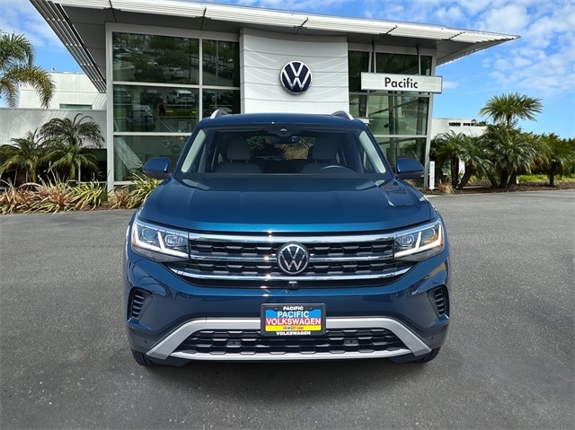 Used 2021 Volkswagen Atlas SEL Premium with VIN 1V2TP2CA9MC575659 for sale in Hawthorne, CA