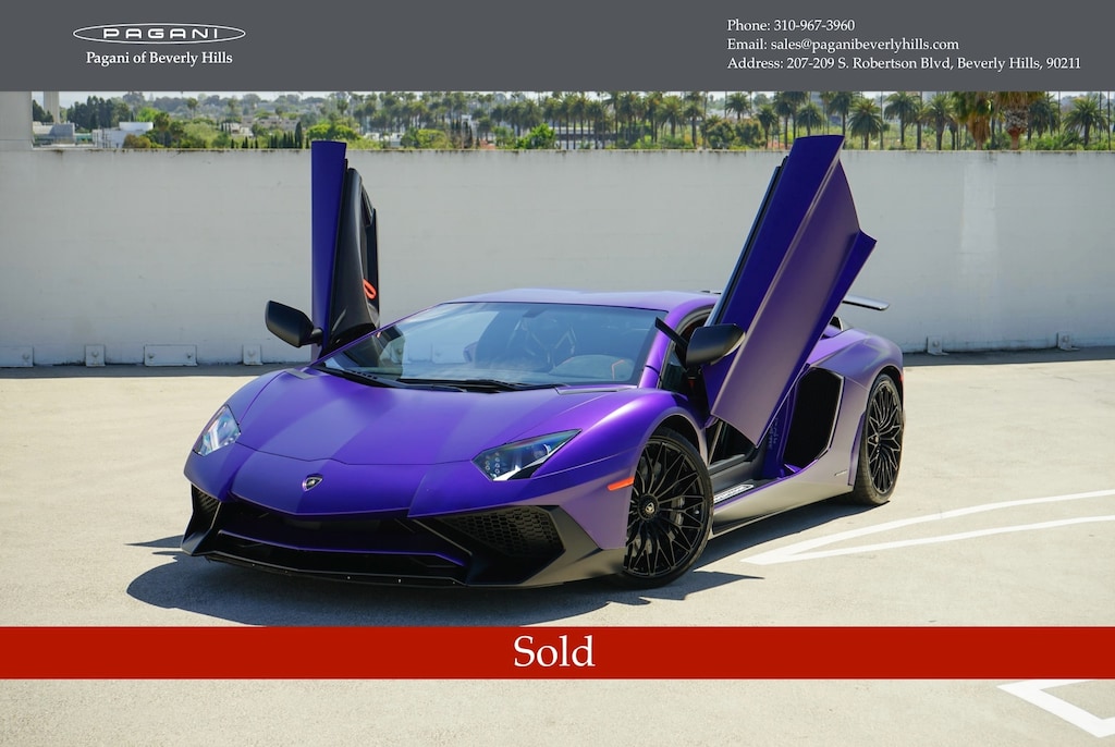Used 2016 Lamborghini Aventador LP750-4 Superveloce Coupe