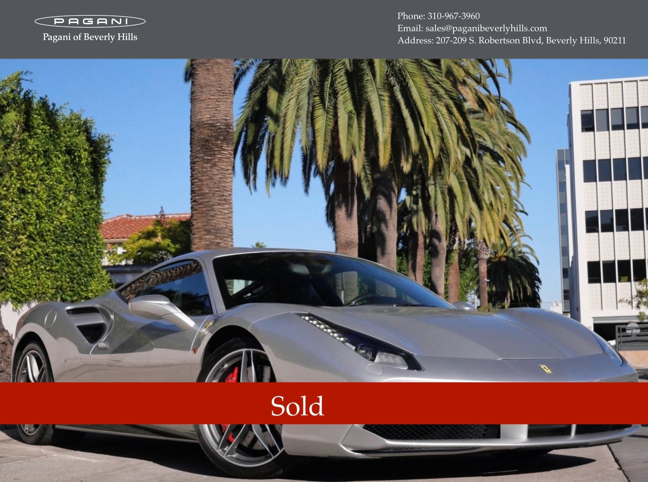 Used 2018 Ferrari 488 GTB For Sale at Pagani of Beverly Hills