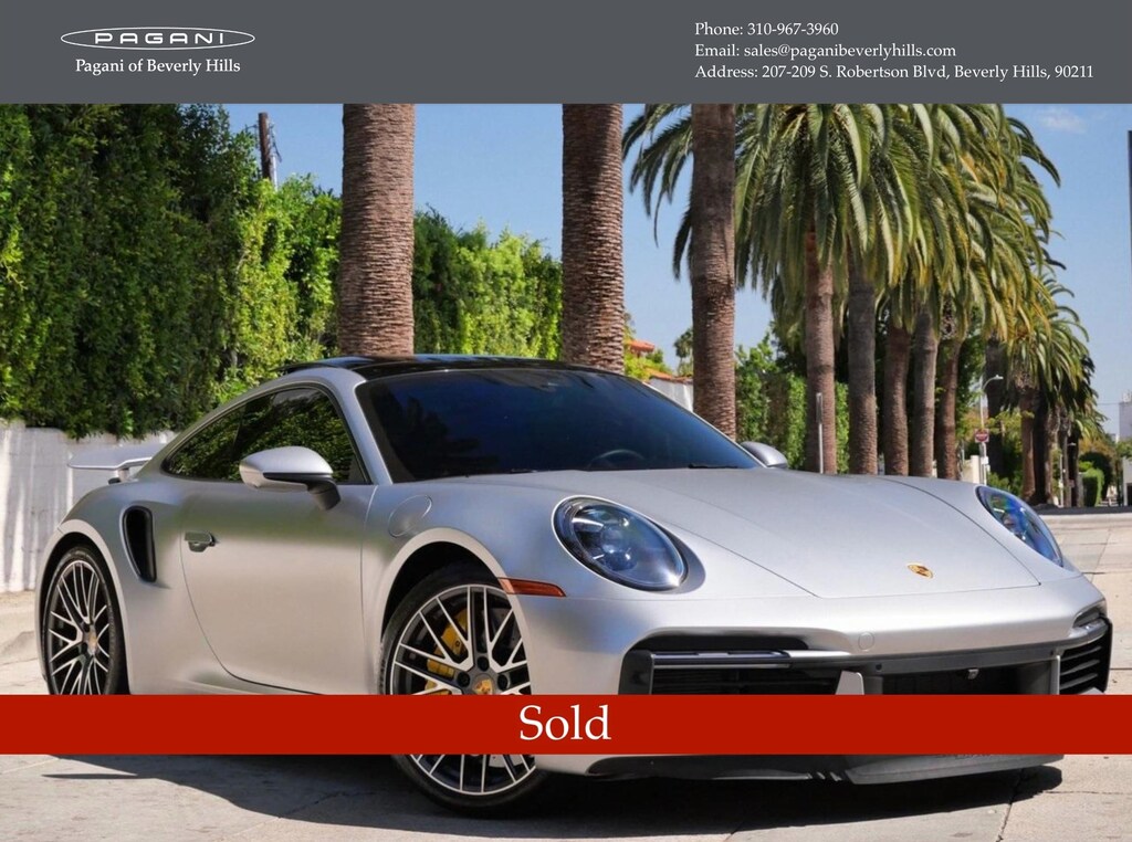 Used 2025 Porsche 911 Turbo S Coupe