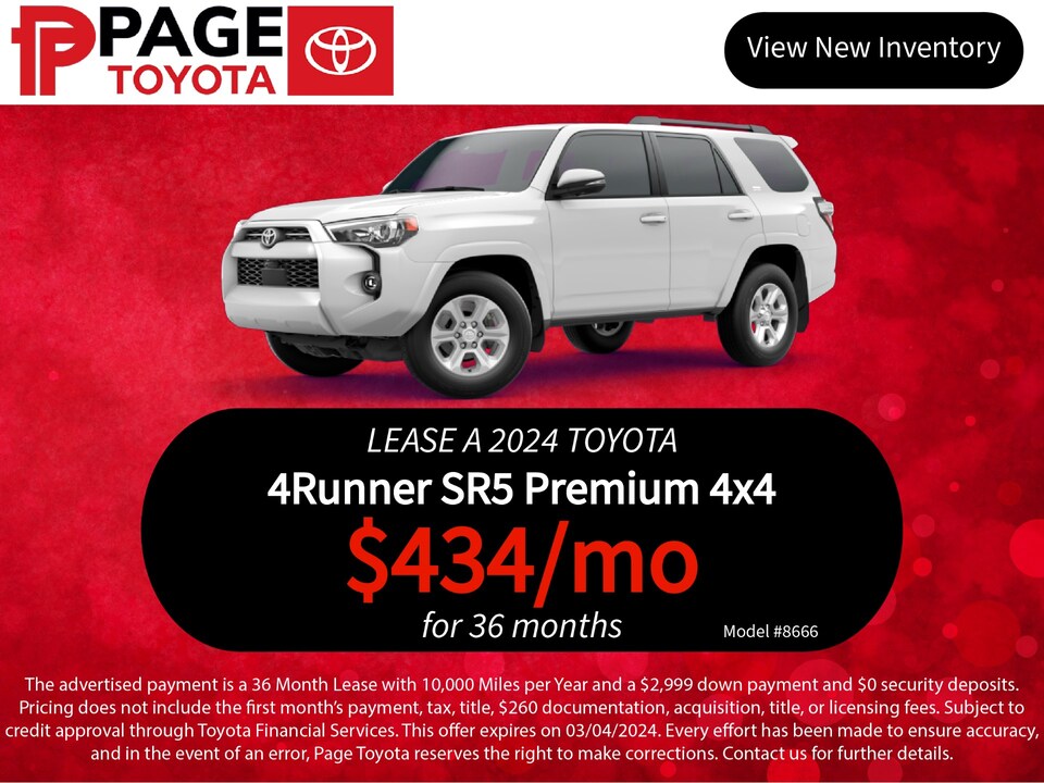 Toyota Lease Specials in Southfield, MI Page Toyota