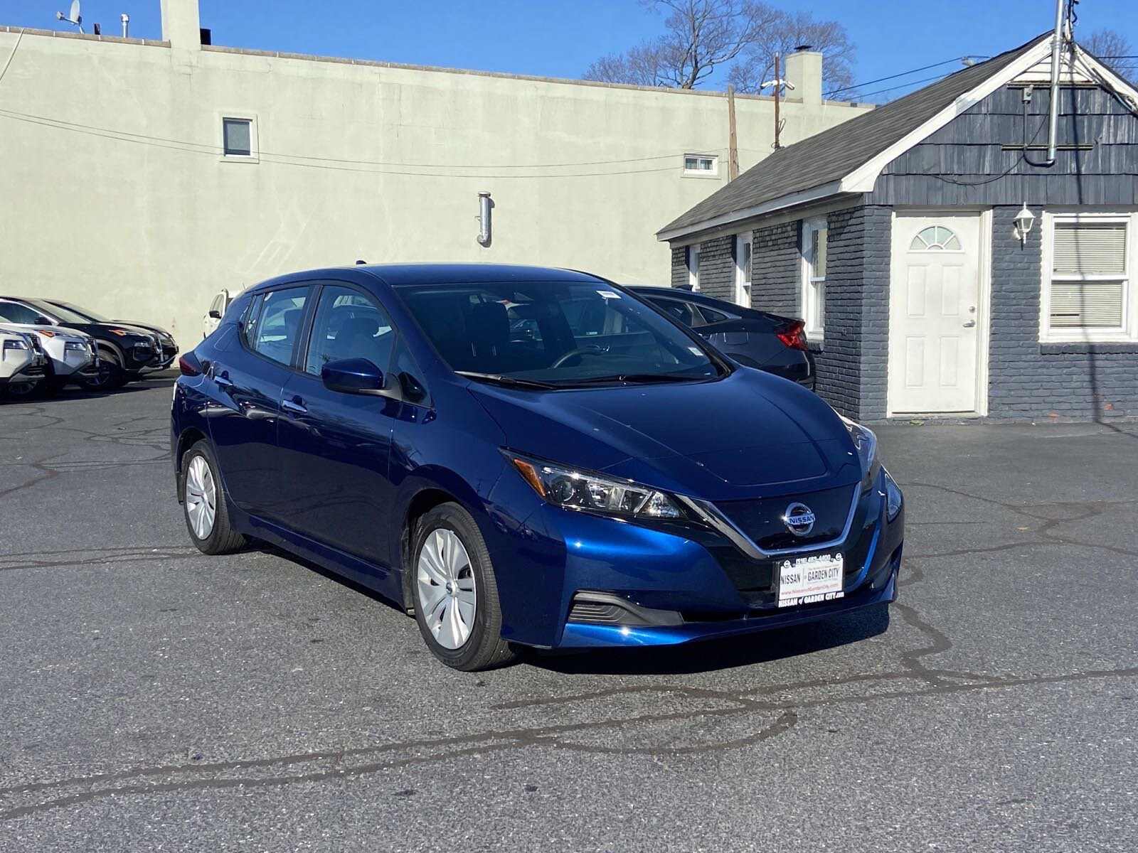 Certified 2022 Nissan LEAF S with VIN 1N4AZ1BV3NC553360 for sale in Hempstead, NY