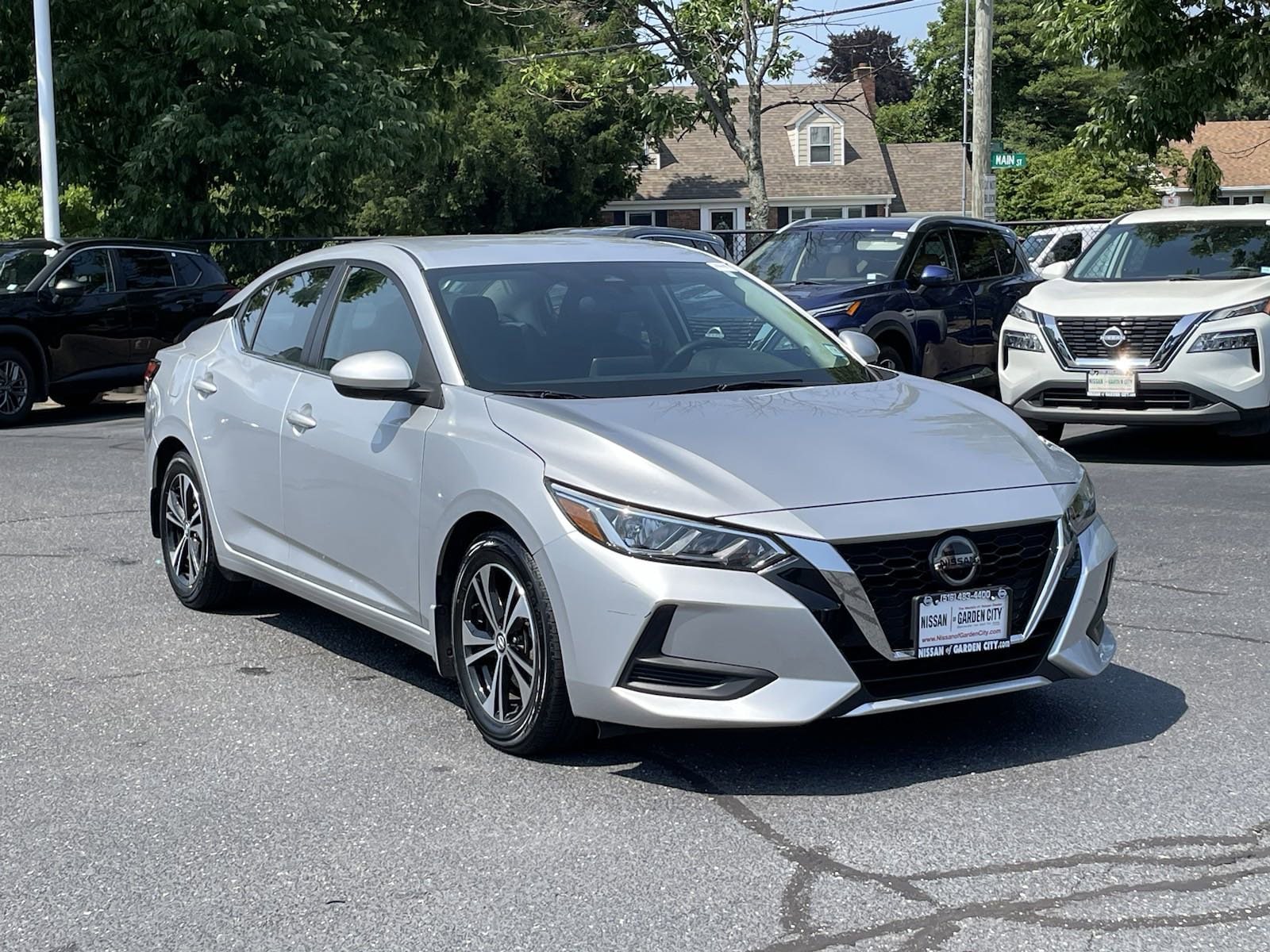 Used 2021 Nissan Sentra SV with VIN 3N1AB8CV0MY276147 for sale in Hempstead, NY