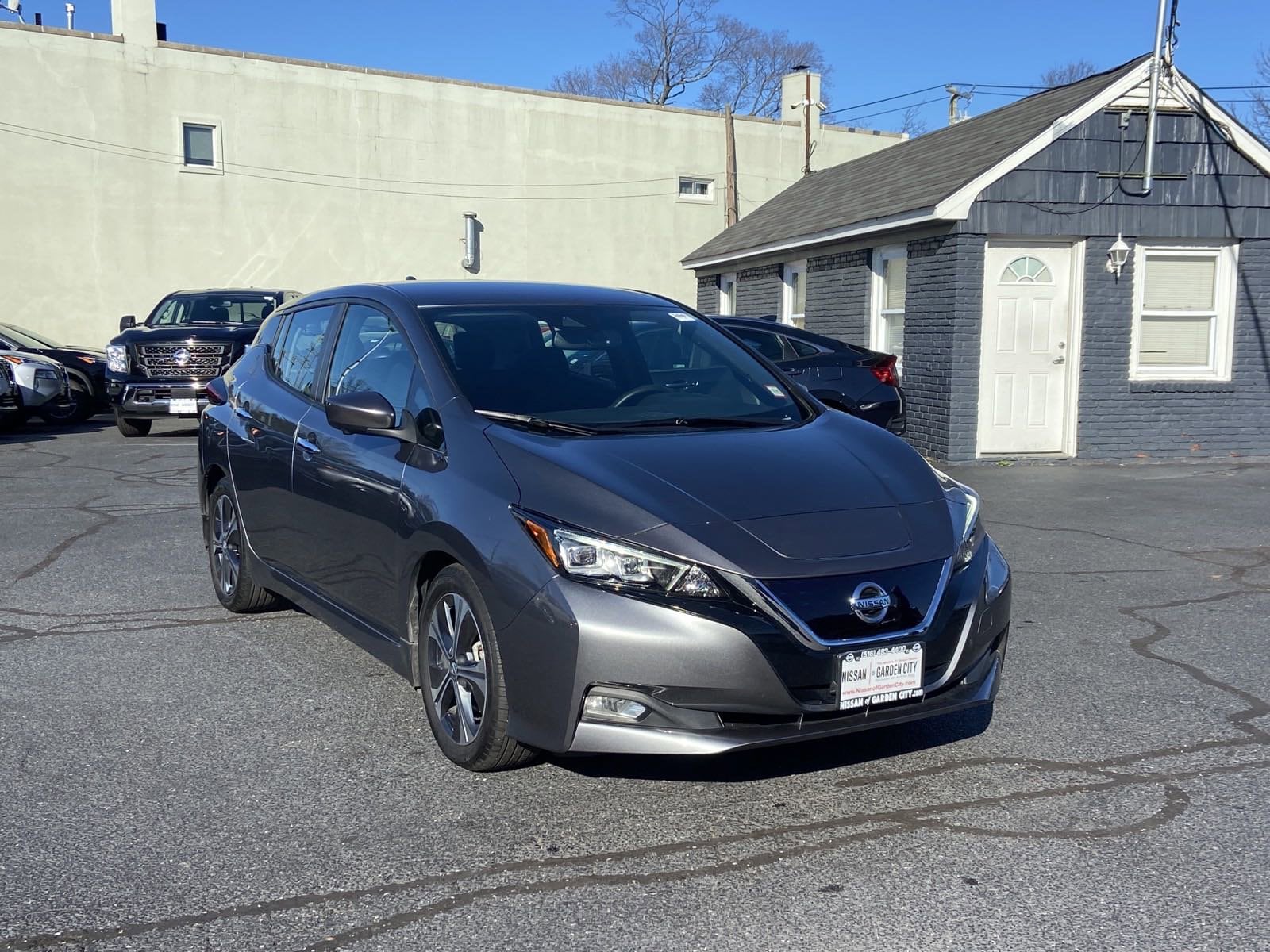 Certified 2022 Nissan LEAF SV with VIN 1N4AZ1CV4NC553740 for sale in Hempstead, NY