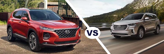 Comparison Of The 2018 Hyundai Santa Fe Vs 2019 Hyundai Santa Fe