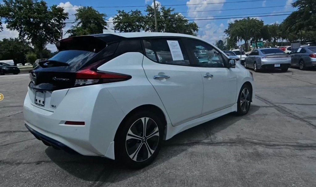 Used 2022 Nissan LEAF SV with VIN 1N4AZ1CV9NC562661 for sale in West Palm Beach, FL