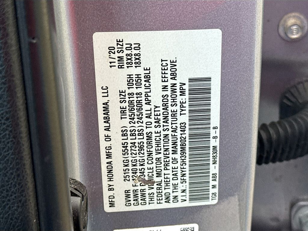 2021 Honda Pilot EX - Photo 34
