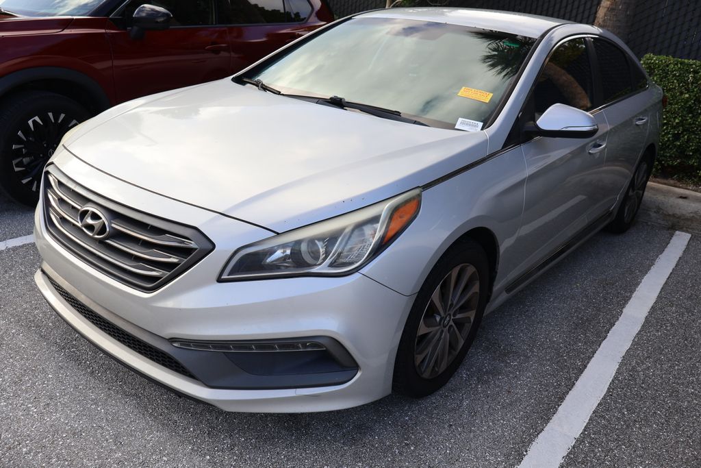 Used 2015 Hyundai Sonata Sport with VIN 5NPE34AF2FH020494 for sale in West Palm Beach, FL