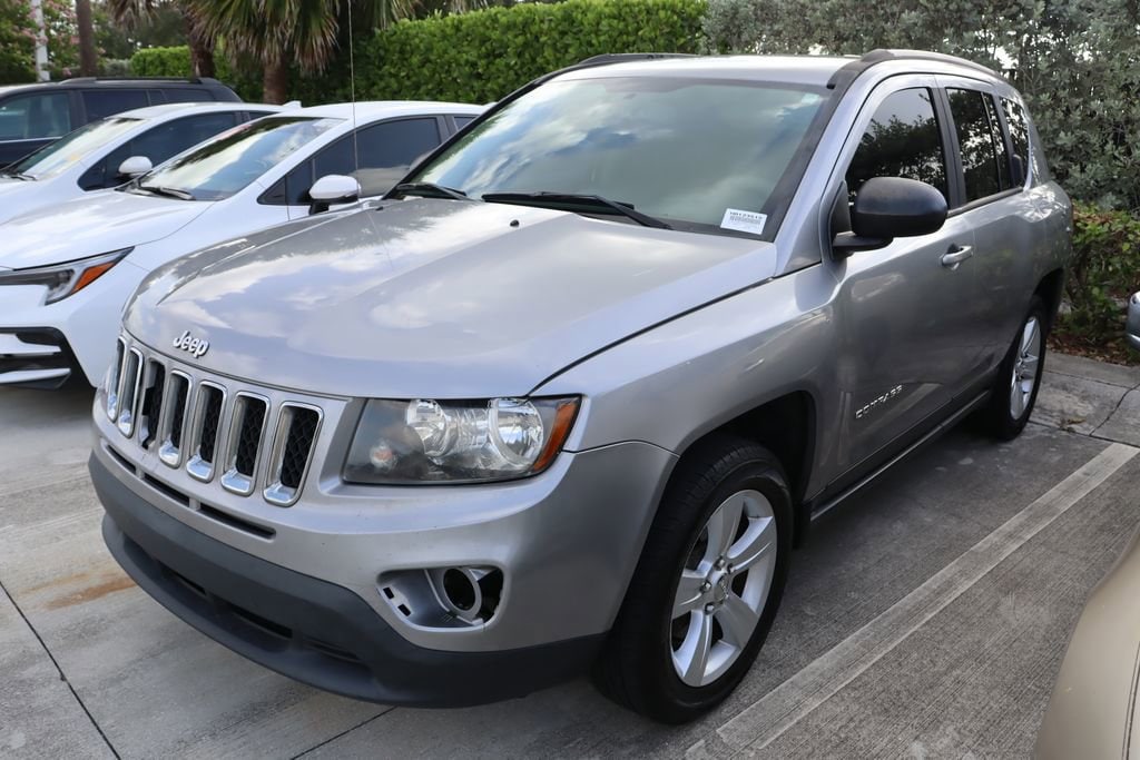 Used 2017 Jeep Compass Sport with VIN 1C4NJCBA1HD123515 for sale in West Palm Beach, FL