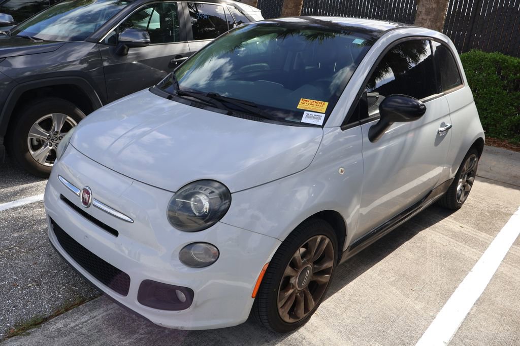 Used 2017 FIAT 500 Pop with VIN 3C3CFFKR4HT618905 for sale in West Palm Beach, FL