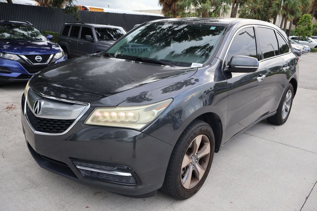 Used 2015 Acura MDX Base with VIN 5FRYD3H2XFB010252 for sale in West Palm Beach, FL