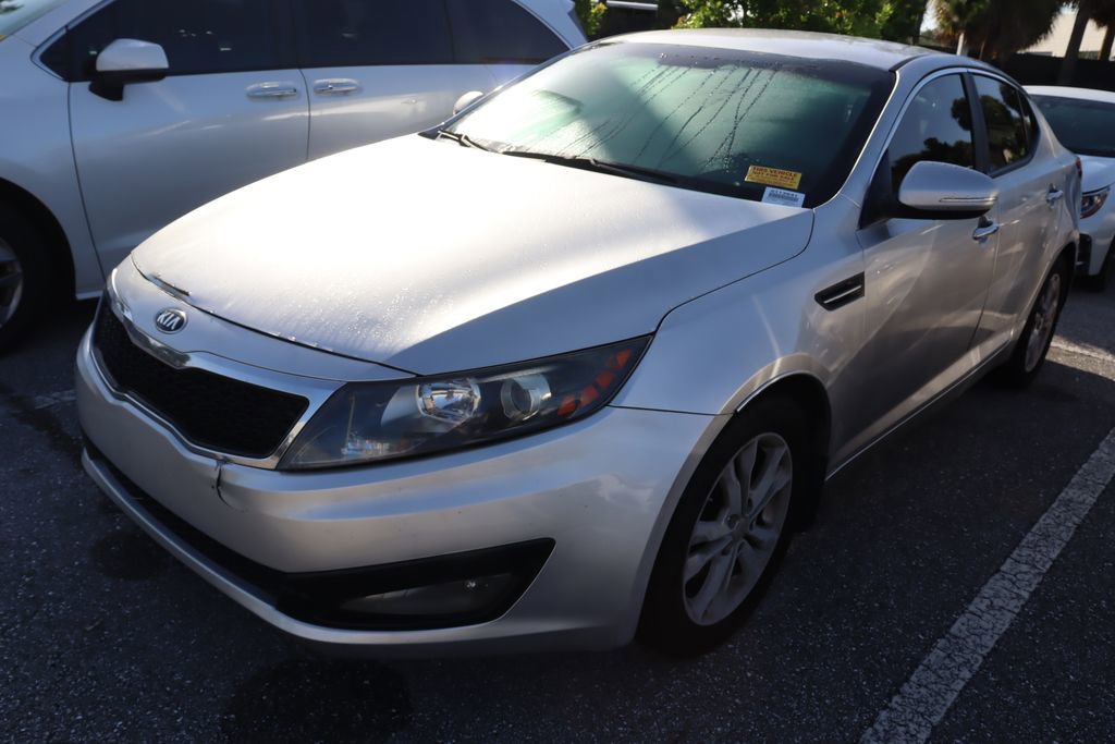 Used 2013 Kia Optima EX with VIN 5XXGN4A75DG112641 for sale in West Palm Beach, FL