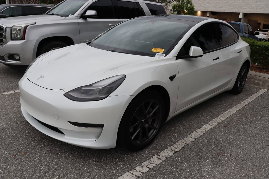 Used 2021 Tesla Model 3  with VIN 5YJ3E1EA6MF076190 for sale in West Palm Beach, FL