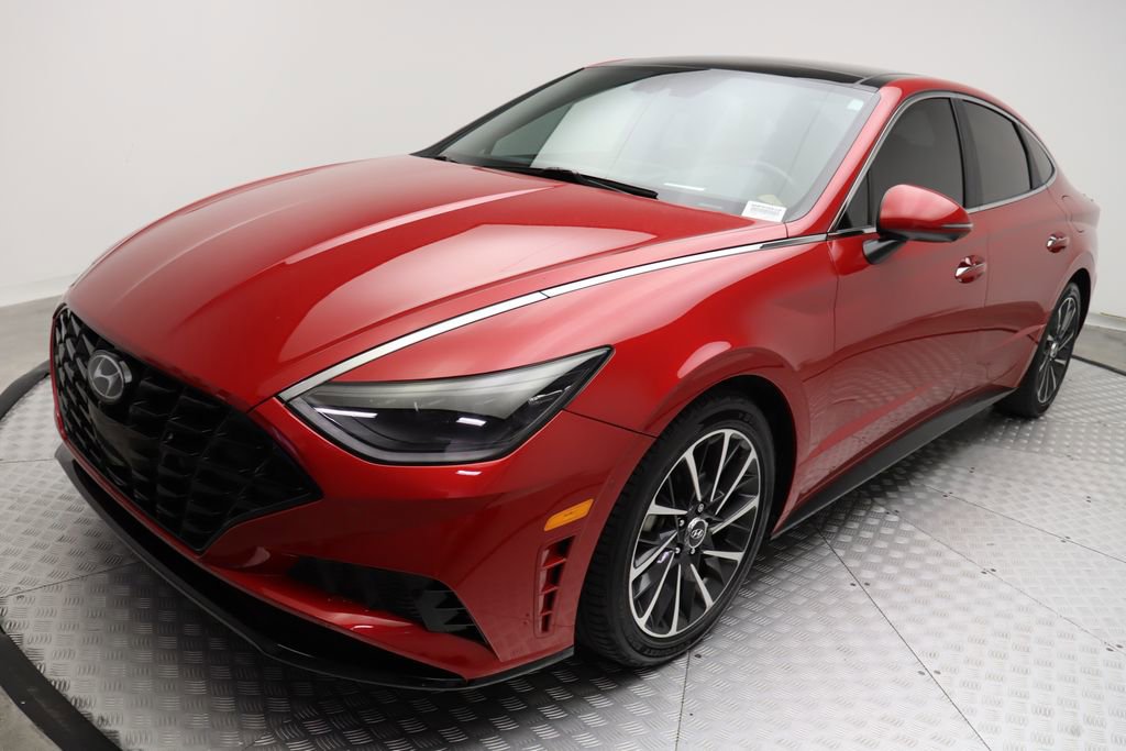 Used 2021 Hyundai Sonata Limited with VIN 5NPEH4J22MH112135 for sale in West Palm Beach, FL