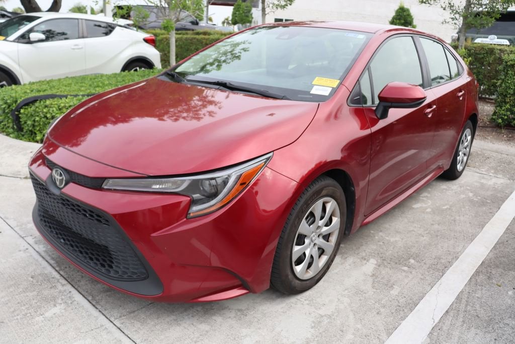 Used 2022 Toyota Corolla LE with VIN JTDEPMAE1NJ210322 for sale in West Palm Beach, FL