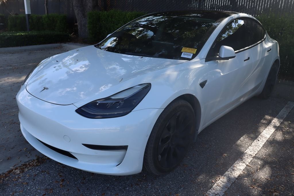 Used 2021 Tesla Model 3 Base with VIN 5YJ3E1EAXMF094997 for sale in West Palm Beach, FL