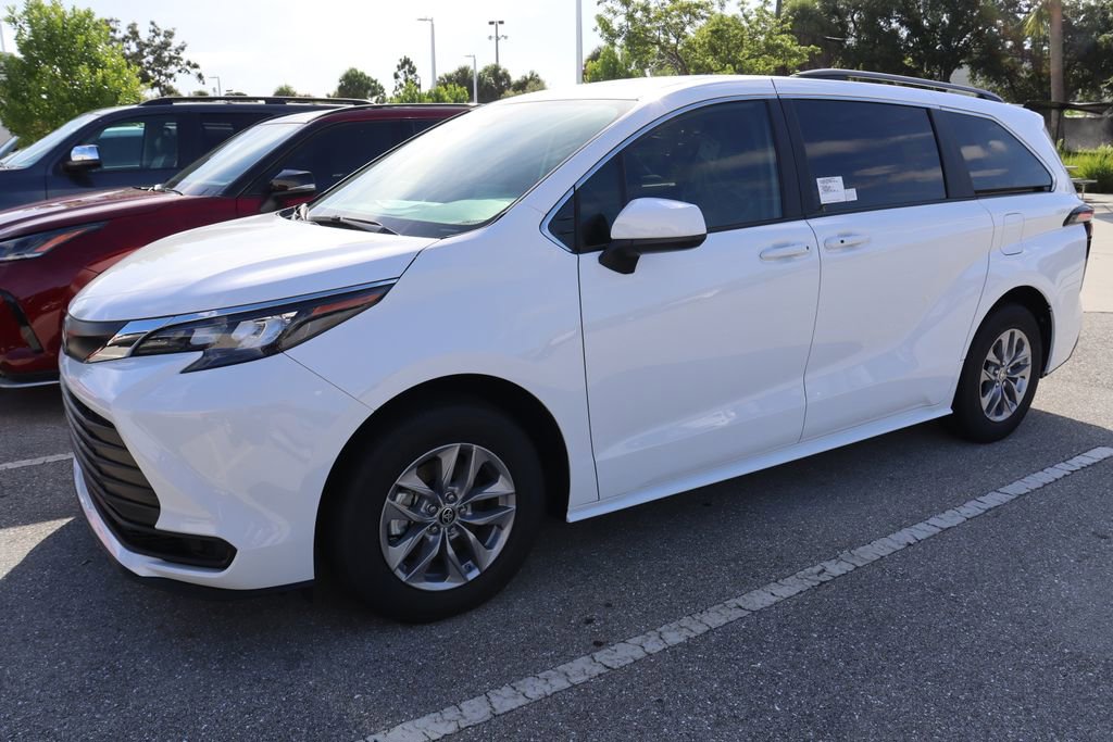 Used 2024 Toyota Sienna LE with VIN 5TDKRKEC1RS212493 for sale in West Palm Beach, FL