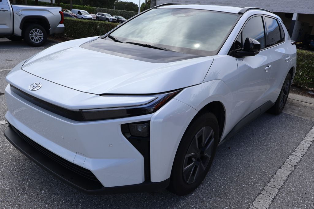 Used 2026 Toyota bZ XLE with VIN JTMBCAEB4TA005605 for sale in West Palm Beach, FL