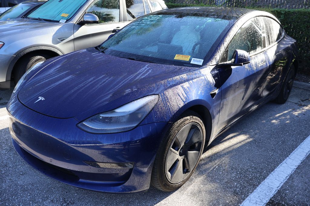 Used 2021 Tesla Model 3 Base with VIN 5YJ3E1EA0MF921857 for sale in West Palm Beach, FL