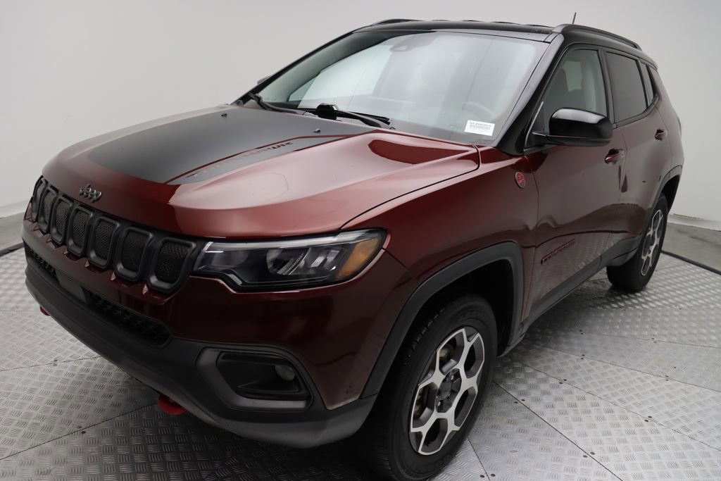 Used 2022 Jeep Compass Trailhawk with VIN 3C4NJDDB1NT206265 for sale in West Palm Beach, FL