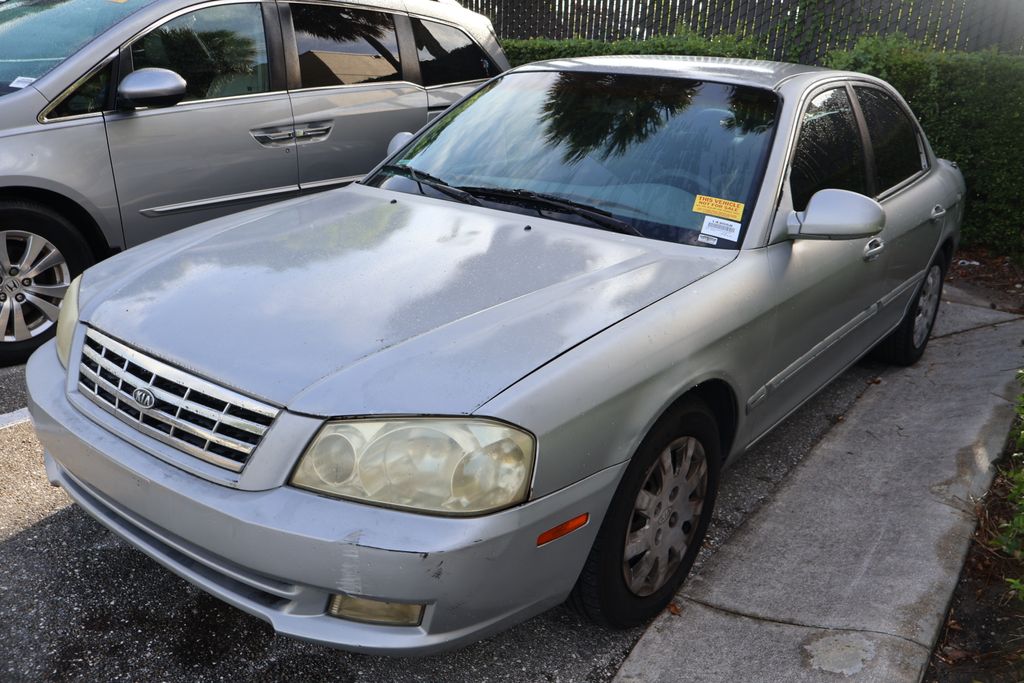 Used 2002 Kia Optima LX with VIN KNAGD126225143058 for sale in West Palm Beach, FL