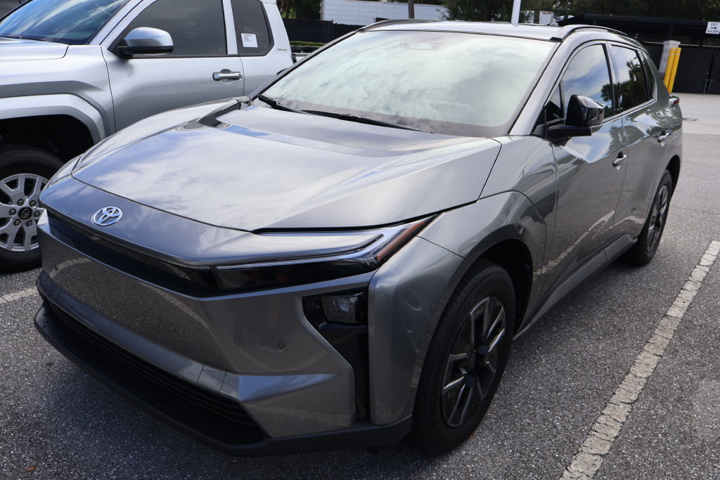 Used 2026 Toyota bZ XLE with VIN JTMBCAEB3TA005532 for sale in West Palm Beach, FL