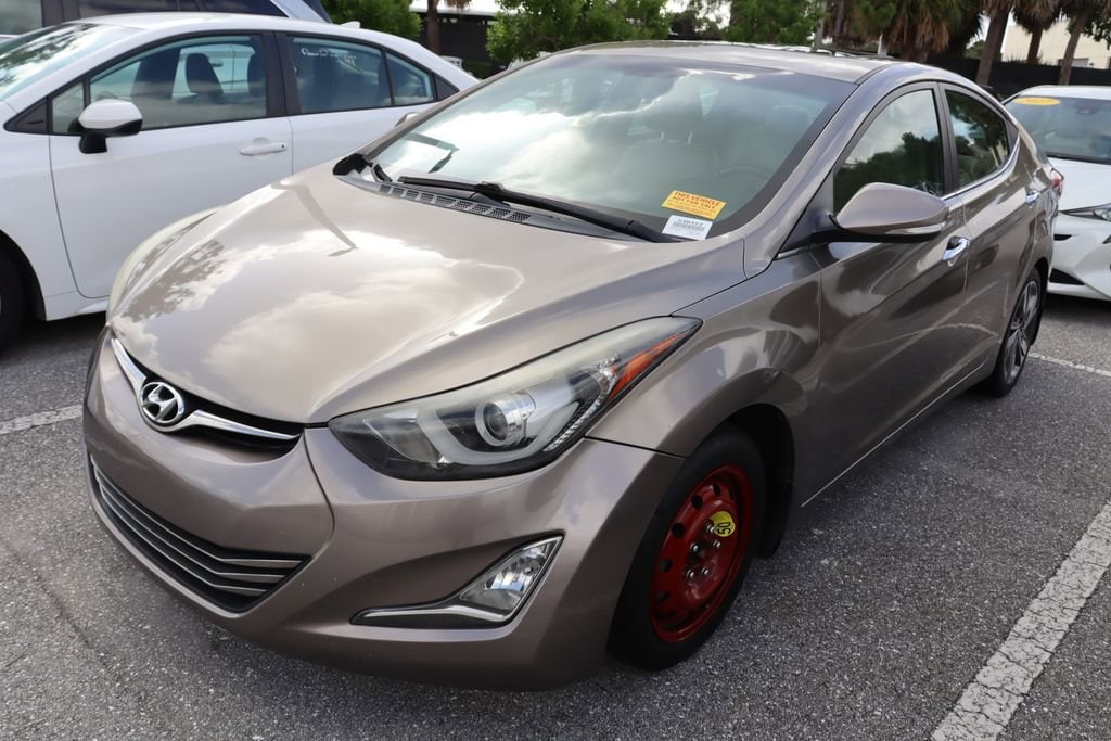 Used 2014 Hyundai Elantra Limited with VIN 5NPDH4AE7EH530312 for sale in West Palm Beach, FL