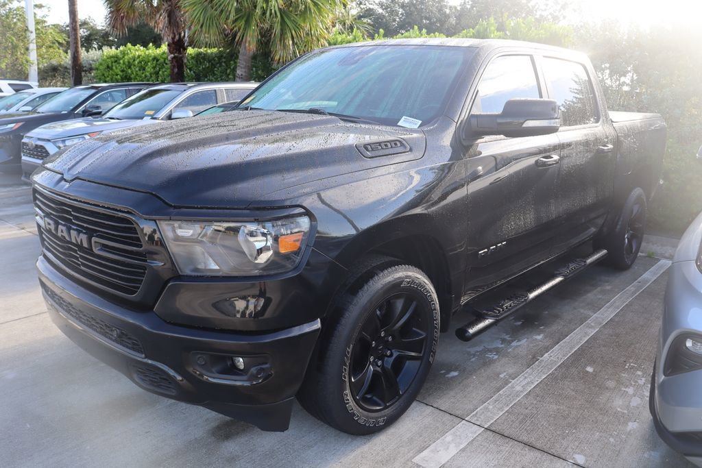 Used 2021 RAM Ram 1500 Pickup Big Horn/Lone Star with VIN 1C6RREFG7MN574271 for sale in West Palm Beach, FL