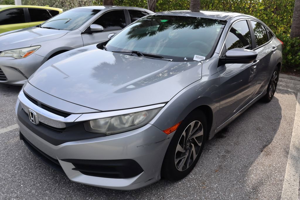 Used 2017 Honda Civic EX with VIN 19XFC2F72HE012557 for sale in West Palm Beach, FL