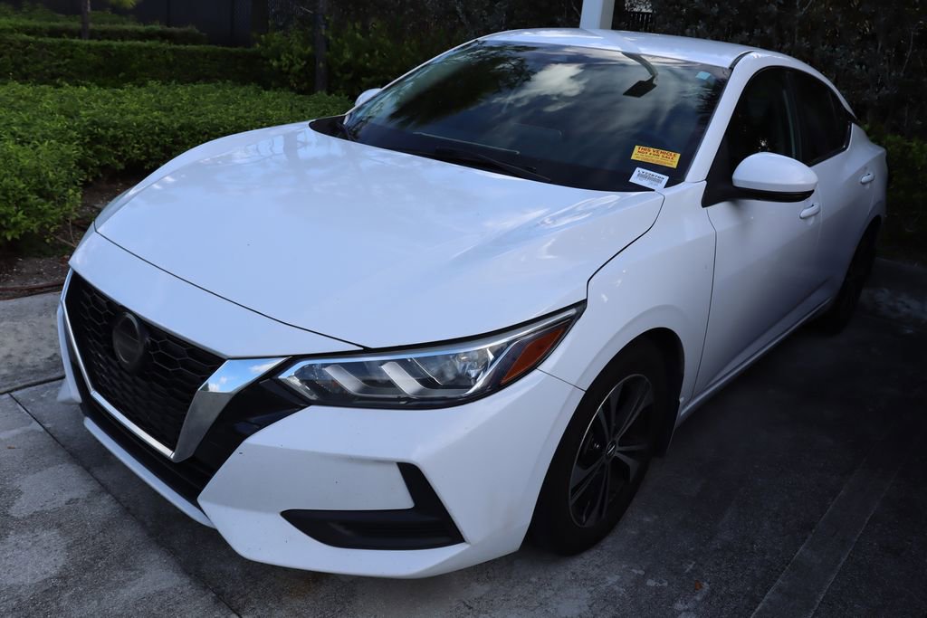 Used 2020 Nissan Sentra SV with VIN 3N1AB8CV9LY228709 for sale in West Palm Beach, FL