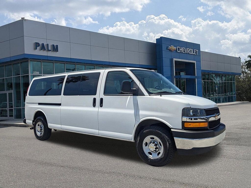 Certified 2024 Chevrolet Express 3500 LT Van Extended Passenger Van