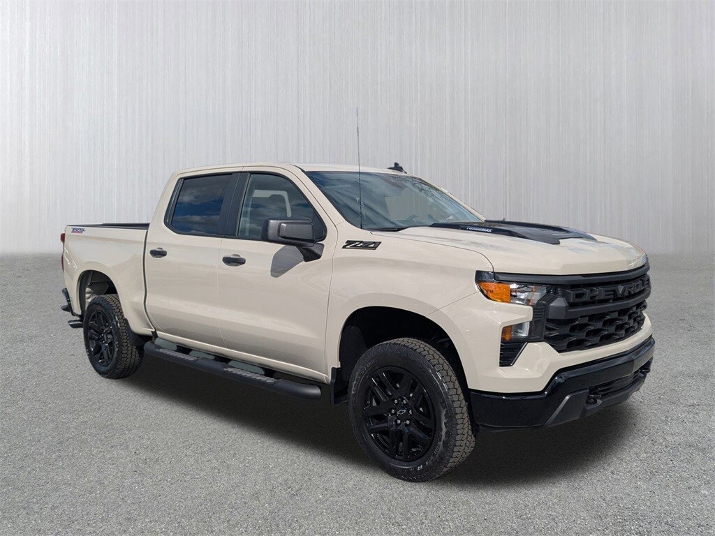 New 2026 Chevrolet Silverado 1500 Custom Trail Boss Truck Crew Cab