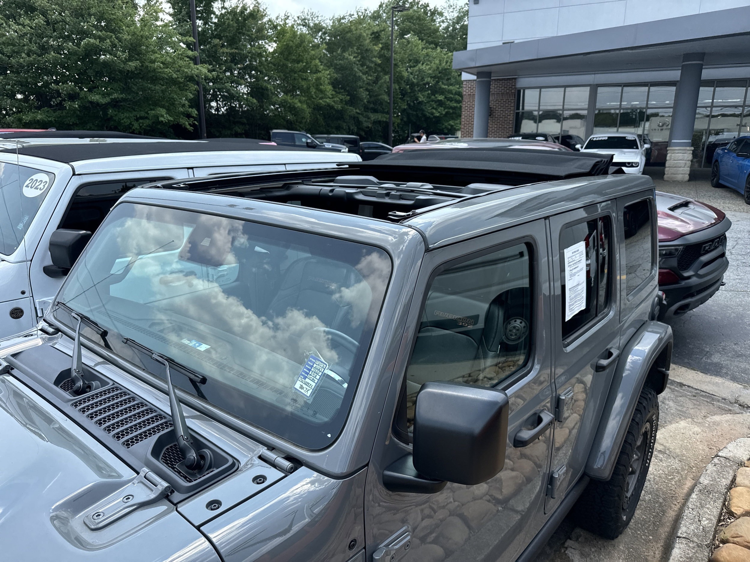 Certified 2023 Jeep Wrangler 4-Door Rubicon 392 with VIN 1C4JJXSJ1PW588885 for sale in Roswell, GA