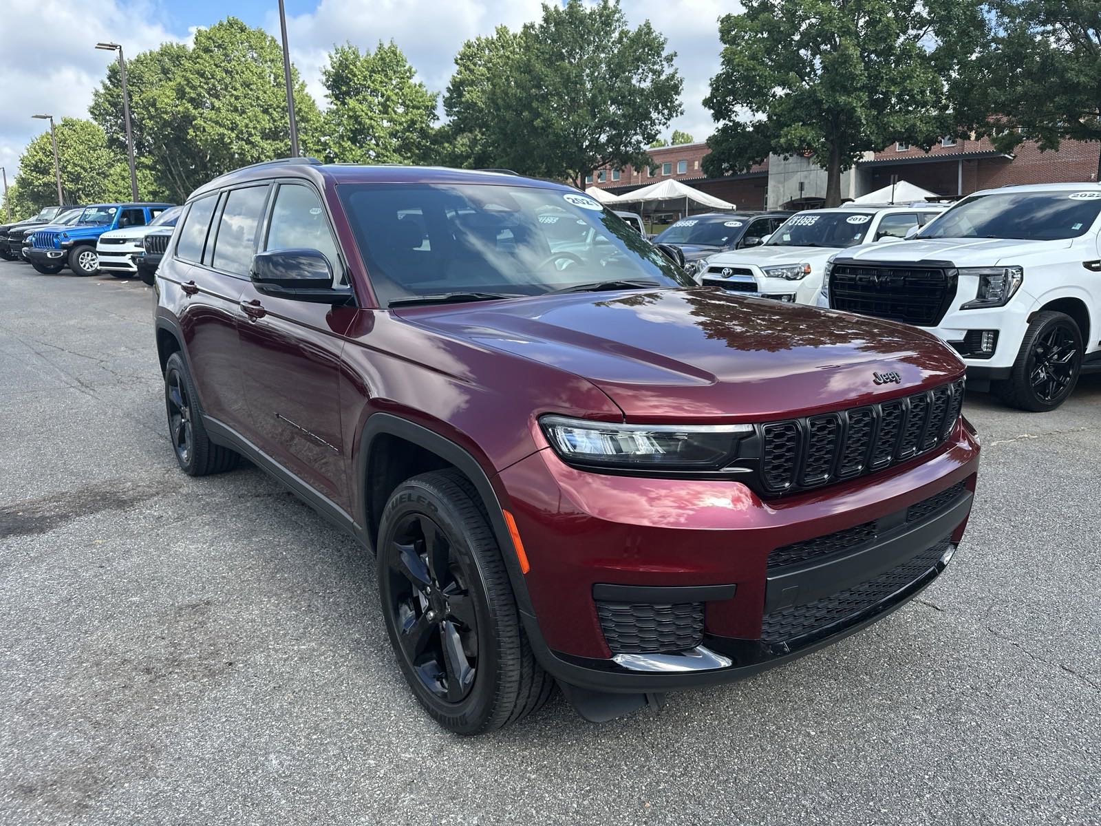 Certified 2021 Jeep Grand Cherokee L Altitude with VIN 1C4RJKAG8M8185398 for sale in Roswell, GA