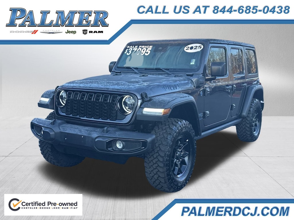Certified 2025 Jeep Wrangler 4xe Sport SUV