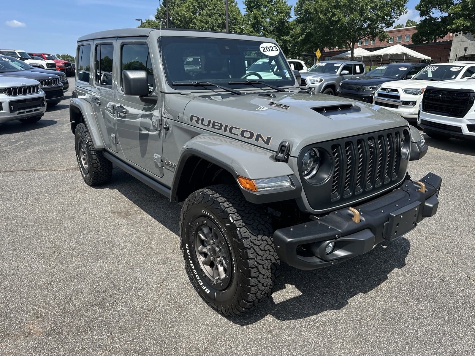 Certified 2023 Jeep Wrangler 4-Door Rubicon 392 with VIN 1C4JJXSJ1PW588885 for sale in Roswell, GA