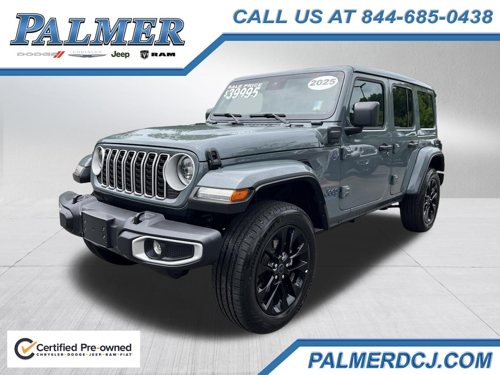 Certified 2025 Jeep Wrangler 4xe Sahara SUV