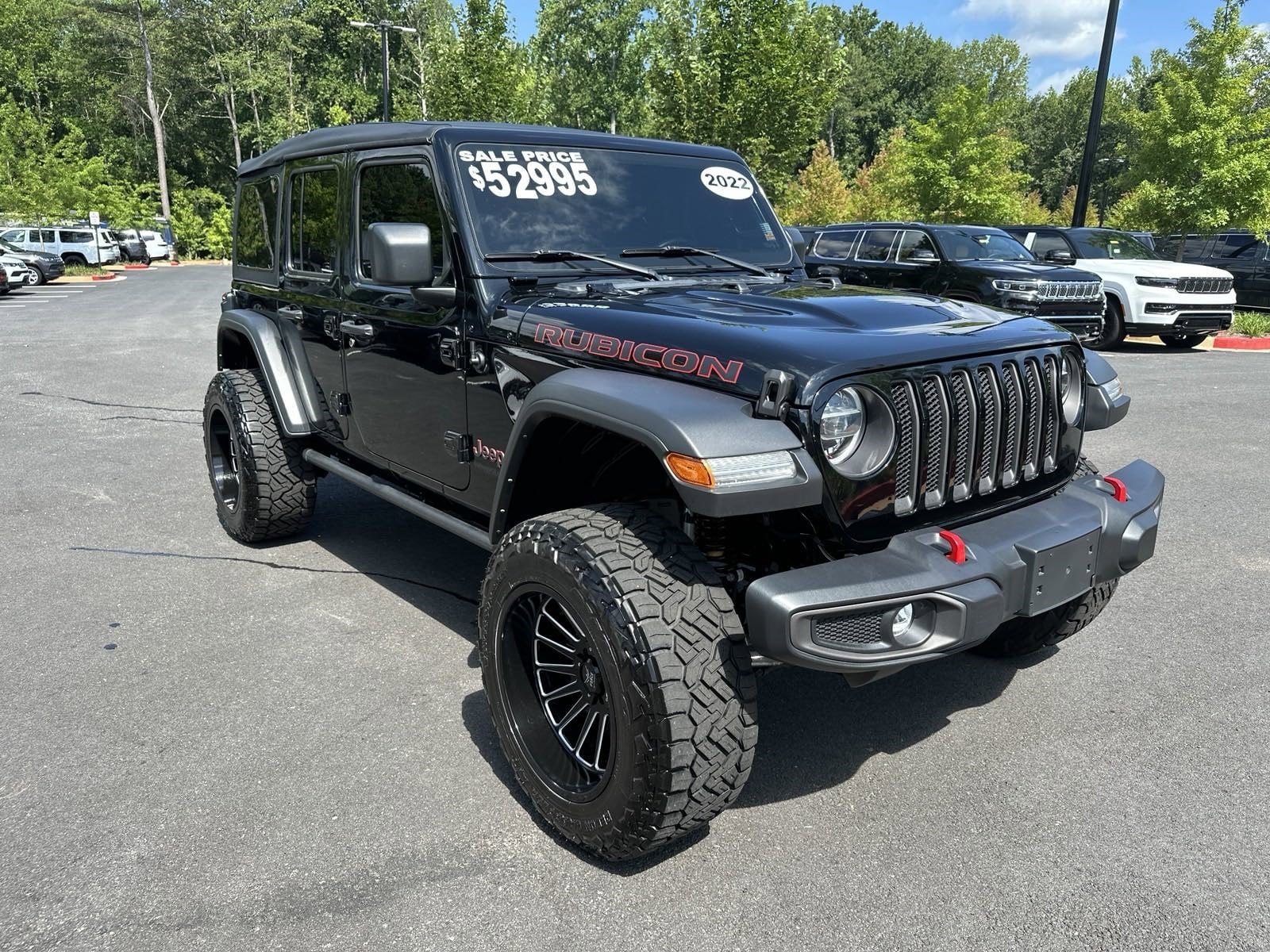 Used 2022 Jeep Wrangler Unlimited Rubicon with VIN 1C4HJXFN3NW240286 for sale in Roswell, GA