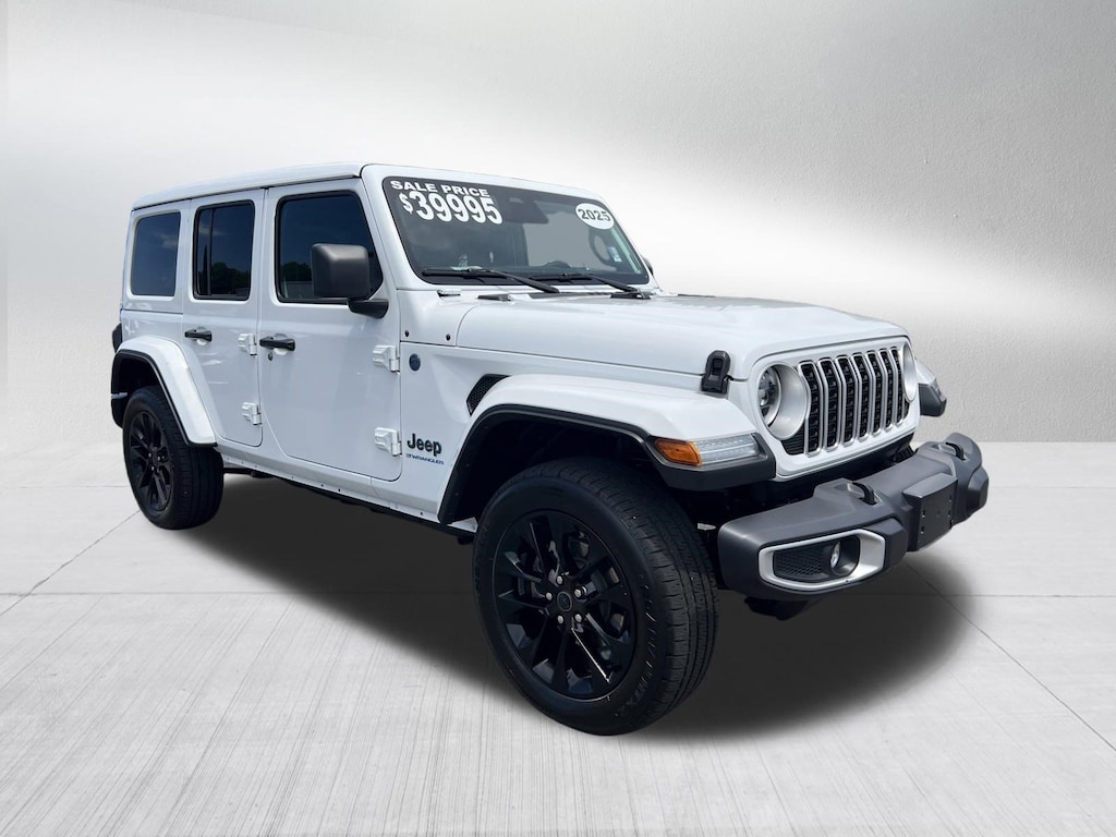 Certified 2025 Jeep Wrangler 4xe Sahara SUV
