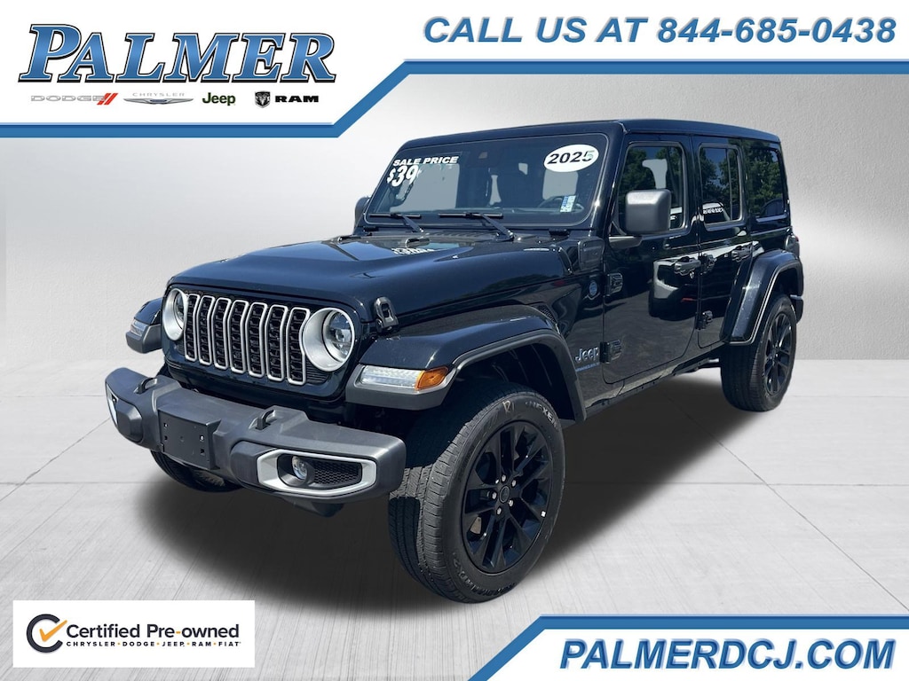 Certified 2025 Jeep Wrangler 4xe Sahara SUV