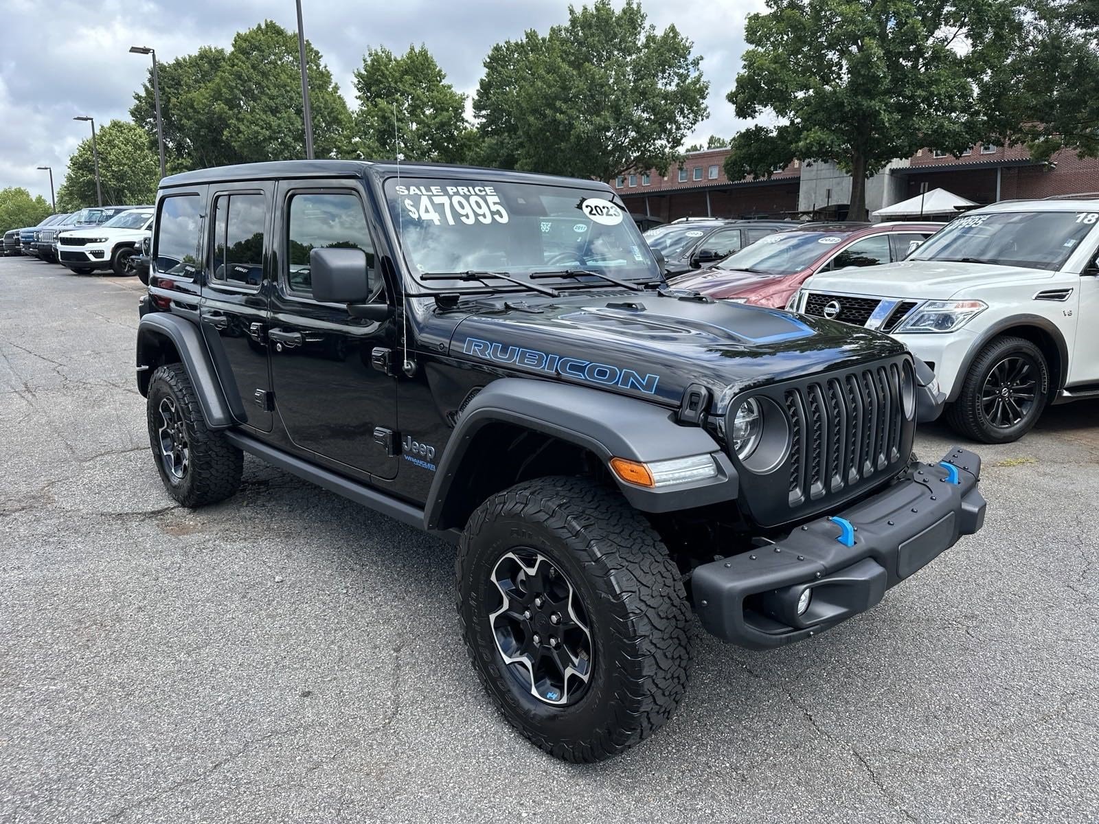 Used 2023 Jeep Wrangler 4xe Rubicon 4XE with VIN 1C4JJXR65PW500065 for sale in Roswell, GA