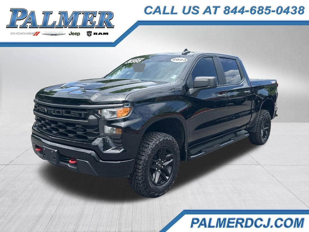 Used 2023 Chevrolet Silverado 1500 Custom Trail Boss Truck Crew Cab