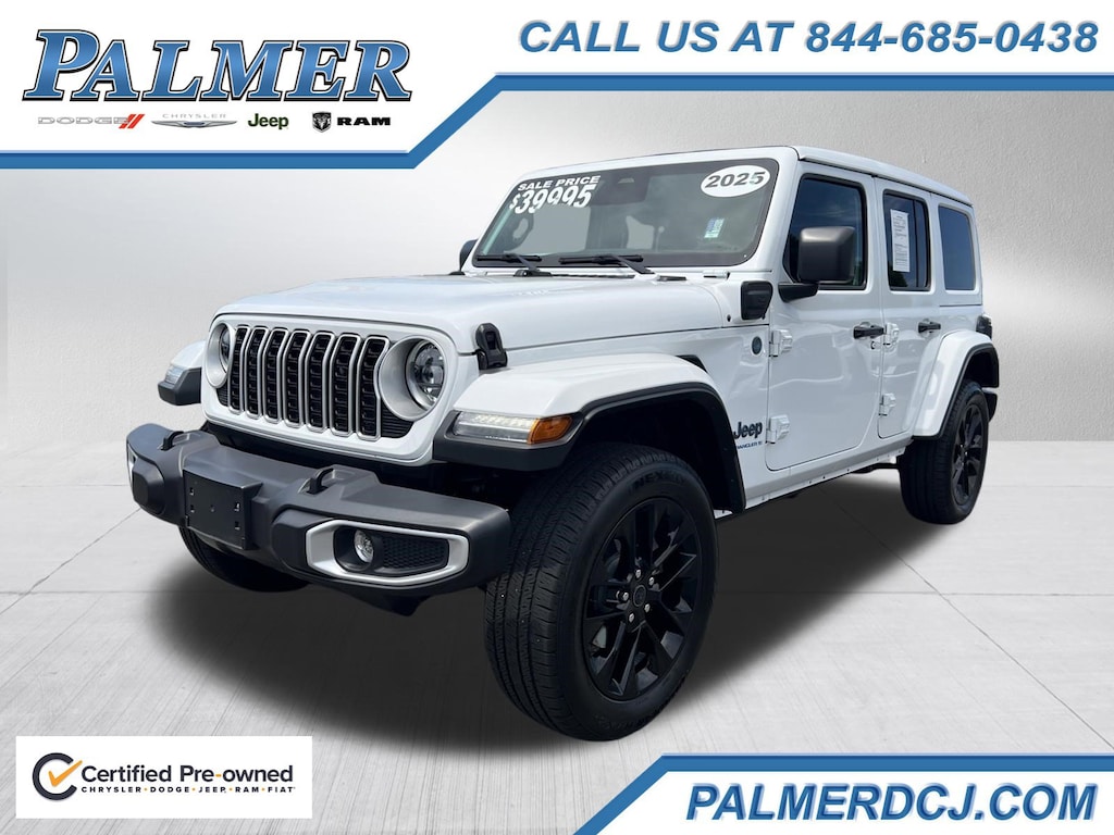 Certified 2025 Jeep Wrangler 4xe Sahara SUV