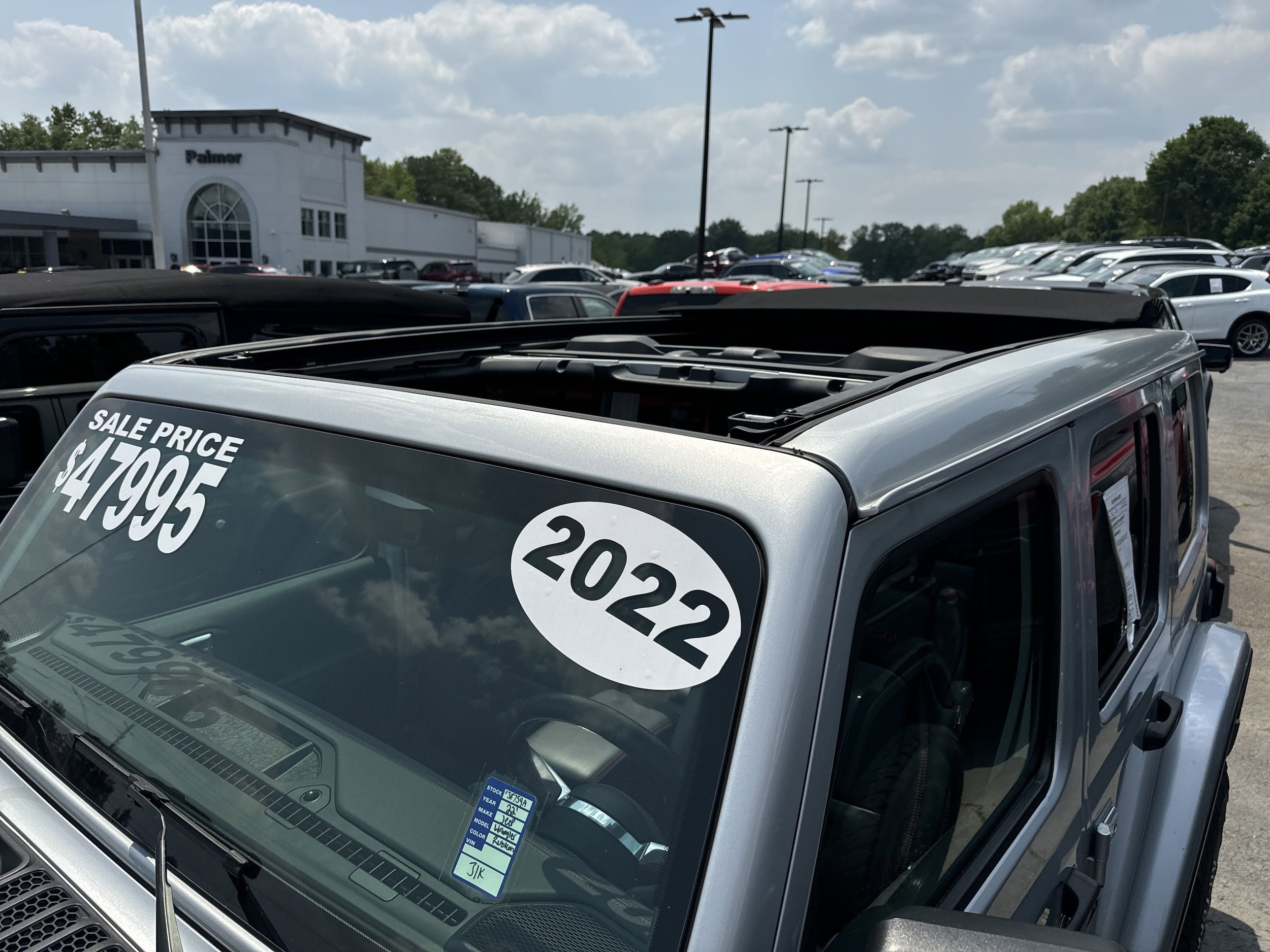 Certified 2022 Jeep Wrangler Unlimited Rubicon with VIN 1C4JJXFM8NW222956 for sale in Roswell, GA